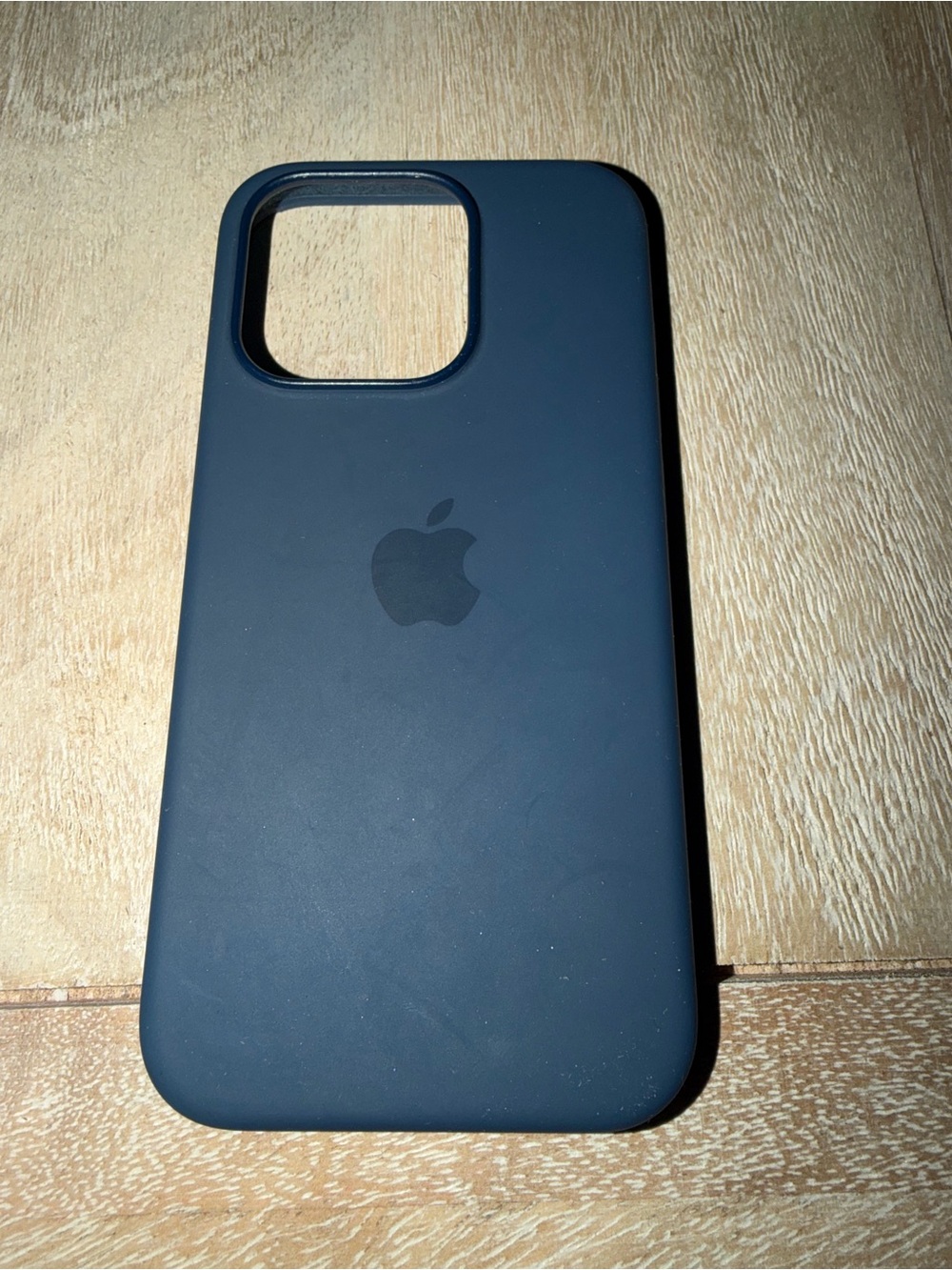 Apple iPhone 15 Pro Navy Blue silicone case